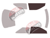 Gabarit vitrage - kit vitres avant - Ford Probe (2) Coupe 3 portes (1992 - 1998)