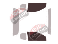 Gabarit vitrage - kit vitres avant - Mazda BT-50 (2) Super Cab Pick-Up 4 portes (2012 - 2020)