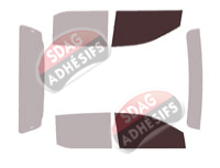 Gabarit vitrage - kit vitres avant - Volkswagen Amarok (2) Pick-up 4 portes (depuis 2022) Gabarit vitrage - kit vitres avant - Volkswagen Amarok (2) Pick-up 4 portes (depuis 2022)