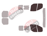 Gabarit vitrage - kit vitres avant - Ford Custom Transit (1) Utilitaire 5/6 portes (2014 - 2023) Gabarit vitrage - kit vitres avant - Ford Custom Transit (1) Utilitaire 5/6 portes (2014 - 2023)