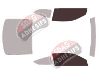 Gabarit vitrage - kit vitres avant - Honda Accord (9) Coupé 2 portes (2012 - 2018) Gabarit vitrage - kit vitres avant - Honda Accord (9) Coupé 2 portes (2012 - 2018)