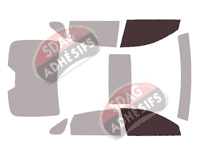 Gabarit vitrage - kit vitres avant - Honda Accord (10) Berline 4 portes (depuis 2018)