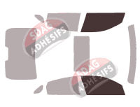 Gabarit vitrage - kit vitres avant - Honda Civic (10) Berline 4 portes (2016 - 2022) Gabarit vitrage - kit vitres avant - Honda Civic (10) Berline 4 portes (2016 - 2022)