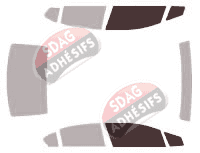 Gabarit vitrage - kit vitres avant - Honda Civic (9) Berline 4 portes (2011 - 2016) Gabarit vitrage - kit vitres avant - Honda Civic (9) Berline 4 portes (2011 - 2016)