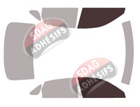 Gabarit vitrage - kit vitres avant - Honda Civic (11) Berline 4 portes (depuis 2022) Gabarit vitrage - kit vitres avant - Honda Civic (11) Berline 4 portes (depuis 2022)