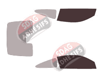 Gabarit vitrage - kit vitres avant - Honda Civic (10) Coupe 2 portes (2016 - 2022) Gabarit vitrage - kit vitres avant - Honda Civic (10) Coupe 2 portes (2016 - 2022)