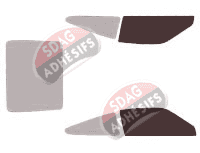 Gabarit vitrage - kit vitres avant - Honda CR-X (2) Coupe 3 portes (1987 - 1992)