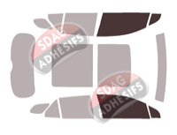 Gabarit vitrage - kit vitres avant - Honda Prologue (1) 5 portes (depuis 2024)