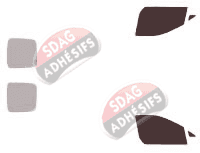 Gabarit vitrage - kit vitres avant - Hyundai H1 (2) Utilitaire 5 portes (depuis 2008)