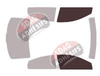 Gabarit vitrage - kit vitres avant - Hyundai Accent (4) Berline 4 portes (2011 - 2017)