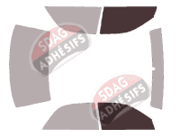 Gabarit vitrage - kit vitres avant - Hyundai Grandeur (3) Berline 4 portes (1998 - 2005)