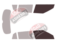 Gabarit vitrage - kit vitres avant - Hyundai ix25 (1) 5 portes (2015 - 2020)