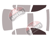 Gabarit vitrage - kit vitres avant - Hyundai Genesis G90 (1) Berline 4 portes (2017 - 2022)