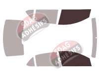 Gabarit vitrage - kit vitres avant - Hyundai i10 (2) Berline 4 portes (2013 - 2019)