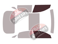 Gabarit vitrage - kit vitres avant - Hyundai Ioniq 6 (1) Berline 4 portes (depuis 2023)