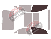 Gabarit vitrage - kit vitres avant - Hyundai Sonata (7) Berline 4 portes (2014 - 2019)