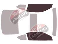 Gabarit vitrage - kit vitres avant - Infiniti Q60 Coupe 2 portes (2016 - 2022) Gabarit vitrage - kit vitres avant - Infiniti Q60 Coupe 2 portes (2016 - 2022)