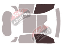 Gabarit vitrage - kit vitres avant - Infiniti QX (2) 50 5 portes (depuis 2018) Gabarit vitrage - kit vitres avant - Infiniti QX (2) 50 5 portes (depuis 2018)