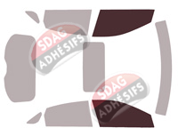 Gabarit vitrage - kit vitres avant - Infiniti QX (1) 55 5 portes (depuis 2022) Gabarit vitrage - kit vitres avant - Infiniti QX (1) 55 5 portes (depuis 2022)