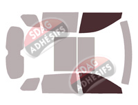 Gabarit vitrage - kit vitres avant - Infiniti QX (2) 60 5 portes (depuis 2022) Gabarit vitrage - kit vitres avant - Infiniti QX (2) 60 5 portes (depuis 2022)