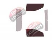 Gabarit vitrage - kit vitres avant - Mazda BT-50 (3) Simple Cab Pick-up 2 portes (depuis 2021) Gabarit vitrage - kit vitres avant - Mazda BT-50 (3) Simple Cab Pick-up 2 portes (depuis 2021)