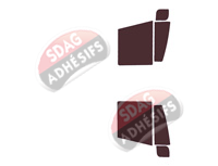 Gabarit vitrage - kit vitres avant - Iveco Stralis (1) Truck 2 portes (2002 - 2020)