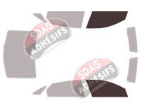 Gabarit vitrage - kit vitres avant - Jaguar XJ (6) L-longue Berline 4 portes (2010 - 2019)