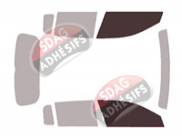 Gabarit vitrage - kit vitres avant - Jeep Avenger (1) 5 portes (depuis 2023) Gabarit vitrage - kit vitres avant - Jeep Avenger (1) 5 portes (depuis 2023)