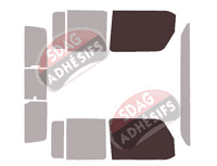 Gabarit vitrage - kit vitres avant - Jeep Gladiator (1) Pick-up 4 portes (depuis 2019) Gabarit vitrage - kit vitres avant - Jeep Gladiator (1) Pick-up 4 portes (depuis 2019)