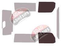 Gabarit vitrage - kit vitres avant - Jeep Wrangler (5) Longue 3 portes (depuis 2018) Gabarit vitrage - kit vitres avant - Jeep Wrangler (5) Longue 3 portes (depuis 2018)