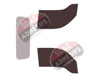 Gabarit vitrage - kit vitres avant - Kia K truck Simple Cabine Camion 2 portes (depuis 2019)