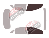 Gabarit vitrage - kit vitres avant - Kia Ceed (3) 5 portes (depuis 2018)