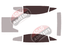 Gabarit vitrage - kit vitres avant - Lamborghini Gallardo Coupé 2 portes (2003 - 2014) Gabarit vitrage - kit vitres avant - Lamborghini Gallardo Coupé 2 portes (2003 - 2014)