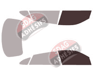 Gabarit vitrage - kit vitres avant - Lamborghini Urus (1) 5 portes (depuis 2018)