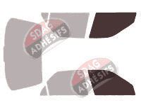 Gabarit vitrage - kit vitres avant - Lancia Kappa Berline 4 portes (1994 - 2001) Gabarit vitrage - kit vitres avant - Lancia Kappa Berline 4 portes (1994 - 2001)