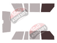 Gabarit vitrage - kit vitres avant - Land Rover Range Rover (1) LSE 5 portes (1986 - 1996)