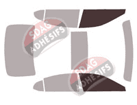 Gabarit vitrage - kit vitres avant - Lexus ES (7) Berline 4 portes (2018 - 2026) Gabarit vitrage - kit vitres avant - Lexus ES (7) Berline 4 portes (2018 - 2026)