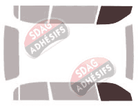 Gabarit vitrage - kit vitres avant - Lincoln Town Car (3) Limousine Longue Berline 4 portes (2003 - 2011)