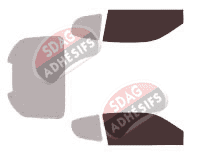 Gabarit vitrage - kit vitres avant - Maserati 4200 GT Coupe 3 portes (2002 - 2007)