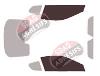 Gabarit vitrage - kit vitres avant - Maserati GranTurismo (1) Coupe 3 portes (2007 - 2019) Gabarit vitrage - kit vitres avant - Maserati GranTurismo (1) Coupe 3 portes (2007 - 2019)