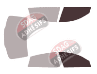 Gabarit vitrage - kit vitres avant - Maserati Quattroporte (6) Berline 4 portes (2013 - 2024)