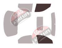 Gabarit vitrage - kit vitres avant - Mazda Xedos 6 Berline 4 portes (1992 - 2000)