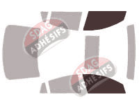 Gabarit vitrage - kit vitres avant - Mazda 6 (2) Berline 4 portes (2008 - 2013)
