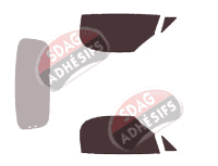 Gabarit vitrage - kit vitres avant - Mazda MX-5 (4) Cabriolet 2 portes (depuis 2015)