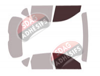 Gabarit vitrage - kit vitres avant - Mazda CX-60 (1) 5 portes (depuis 2023) Gabarit vitrage - kit vitres avant - Mazda CX-60 (1) 5 portes (depuis 2023)