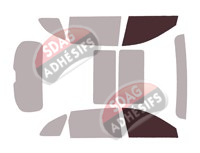 Gabarit vitrage - kit vitres avant - Mazda CX-90 (1) 5 portes (depuis 2023) Gabarit vitrage - kit vitres avant - Mazda CX-90 (1) 5 portes (depuis 2023)