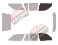 Gabarit vitrage - kit vitres avant - Mercedes-Benz 200-300-500 Break 5 portes (1986 - 1995)