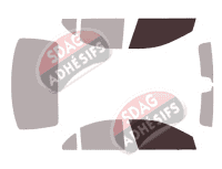 Gabarit vitrage - kit vitres avant - Mercedes-Benz Classe S (5) Courte Berline 4 portes (2013 - 2020) Gabarit vitrage - kit vitres avant - Mercedes-Benz Classe S (5) Courte Berline 4 portes (2013 - 2020)