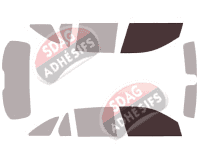 Gabarit vitrage - kit vitres avant - Mercedes-Benz GLC (1) 5 portes (2015 - 2022) Gabarit vitrage - kit vitres avant - Mercedes-Benz GLC (1) 5 portes (2015 - 2022)