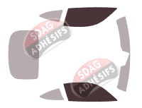 Gabarit vitrage - kit vitres avant - Mercedes-Benz AMG GT (1) Coupé 2 portes (2015 - 2021) Gabarit vitrage - kit vitres avant - Mercedes-Benz AMG GT (1) Coupé 2 portes (2015 - 2021)